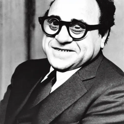 Prompt: Danny Devito in the 1930's