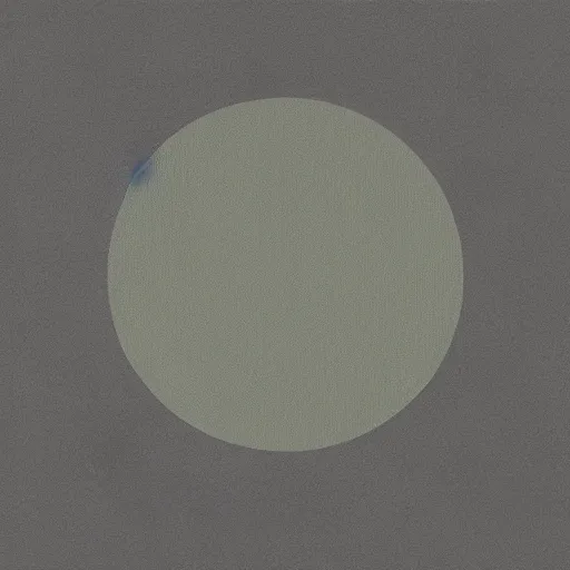 Prompt: minimal, abstract, textured, album cover art with muted hue circle colors