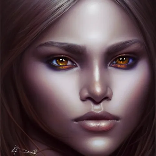 Image similar to portrait of a beautiful drow, ranger, Alexandria's genesis, chin-length hair, bored, illustration, soft lighting, soft details, hyper realism, high detailed, painting oil on canvas by mark arian by artgerm, trending on artstation, 4k, 8k, HD