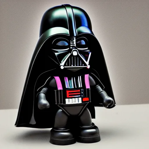 Prompt: cute Darth Vader in the style of Homer Simpson doll inside a crystal ball, studio photo, well detailed, artstation trend, HDR, professional lighting