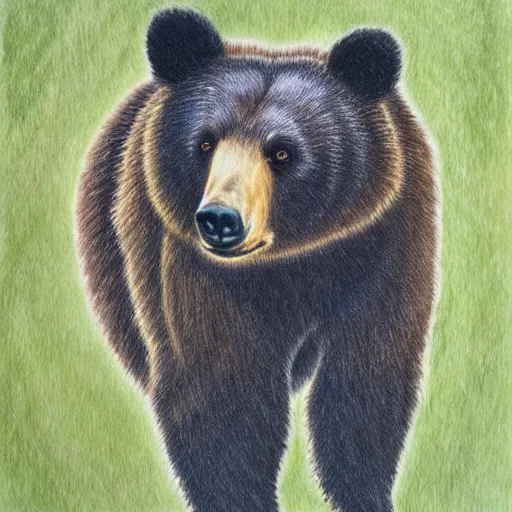 Prompt: bear portrait