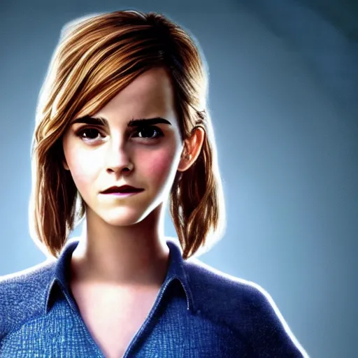 Image similar to emma watson. pixar style movie