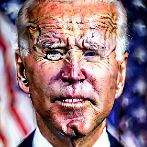 Prompt: joe biden beard