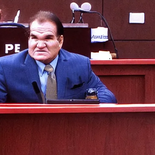 Image similar to pete rose testifying against kane