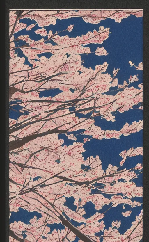 Prompt: by akio watanabe, manga art, cherry blossoms falling from top, trading card front