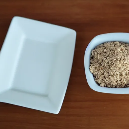 Image similar to apple made out of oatmeal