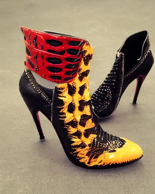 stylish shoe design,One pair of shoes, killer boots, | Stable Diffusion ...