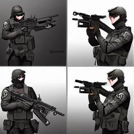 Prompt: “ rtx on, 3 0 9 0 capable, 2 1 savage in counter terrorist uniform, fighting crime in the city of atlanta, unreal engine, concept art ”