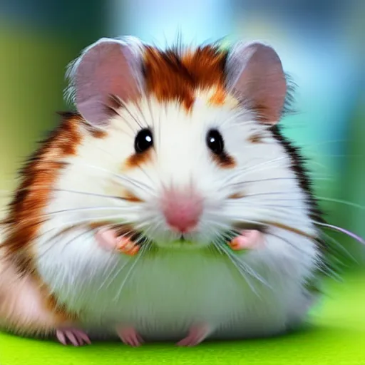 Image similar to anthropomorphic, furry, hamster, 8 k, hd