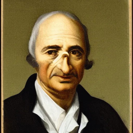 Prompt: Photostock of a French philosopher