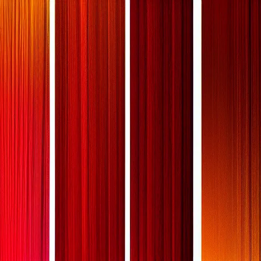 Image similar to a color gradient, red, orange, carbon