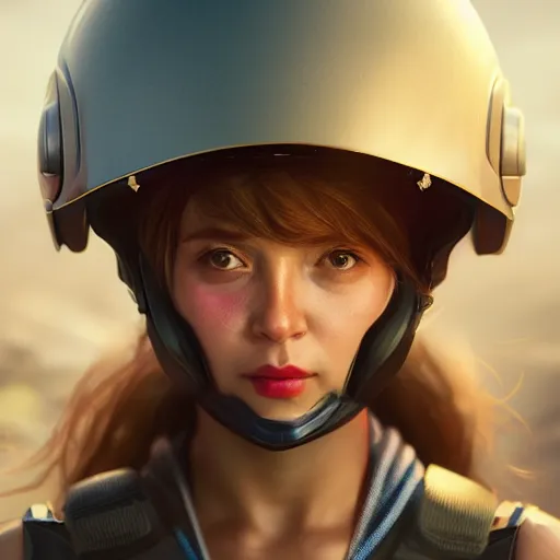 Image similar to portrait of girl motobike, 8 k uhd, unreal engine, octane render in the artstyle of finnian macmanus, john park and greg rutkowski