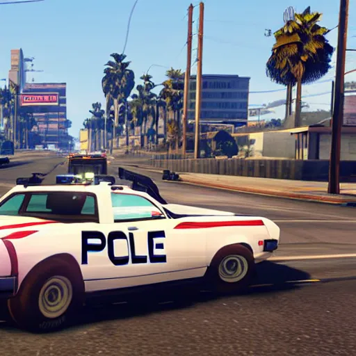 Image similar to police chase in gta 5