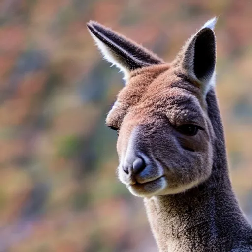 prompthunt: dwayne the rock johnson's face on the body of a kangaroo