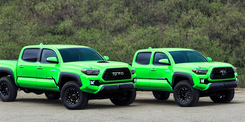 Image similar to “2021 Toyota Tacoma TRD, Green”