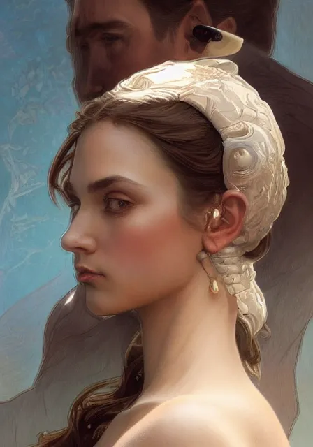 Image similar to nicholas cage, intricate, elegant, highly detailed, digital painting, artstation, concept art, smooth, sharp focus, illustration, art by artgerm and greg rutkowski and alphonse mucha and william - adolphe bouguereau