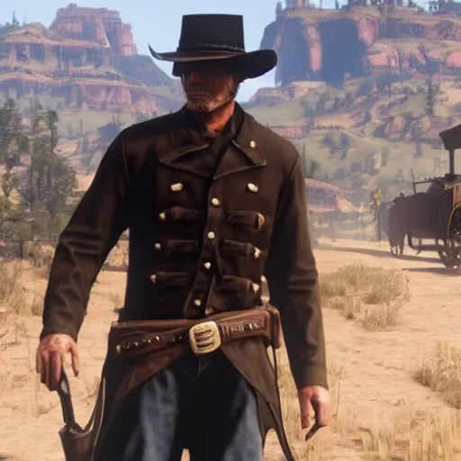 Image similar to cowboy clint eastwood in rdr 2