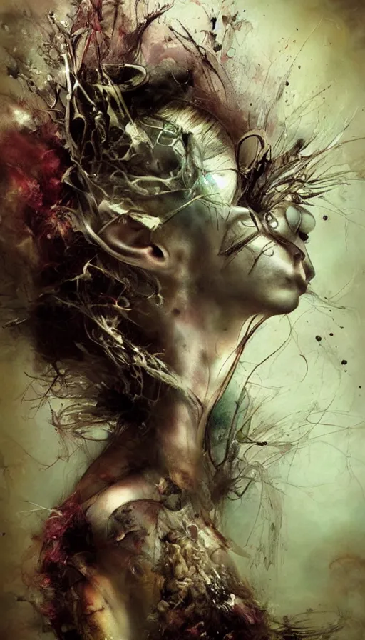 Image similar to psytrance artwork, by ryohei hase