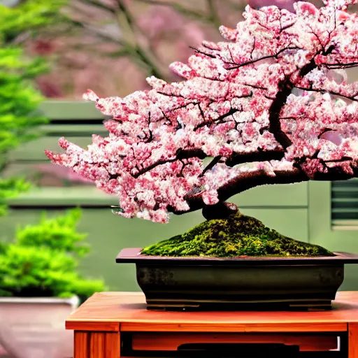 Image similar to beautiful photo of sakura bonsai , hd ,very relaxing