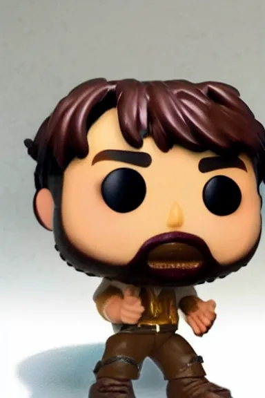 Image similar to “ very very intricate photorealistic photo of a hasan piker funko pop on a white background, award - winning details ”