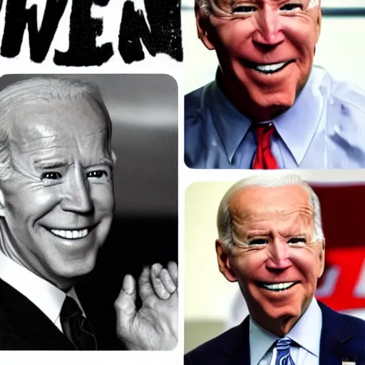 Image similar to e. t. joe biden g. i. joe