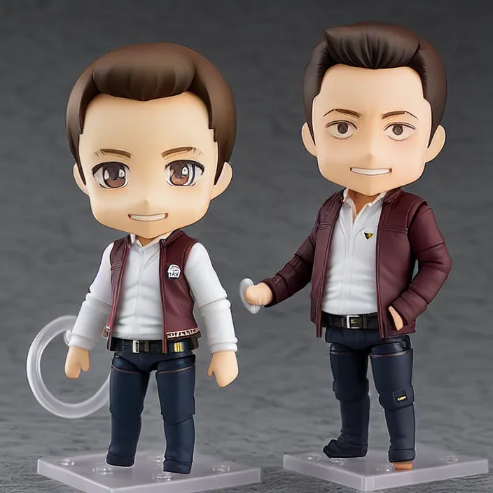 Image similar to One! Anime Nendoroid figurine of Elon Musk, fantasy, figurine , product photo