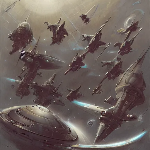 Image similar to starfleet, by jean - baptiste monge