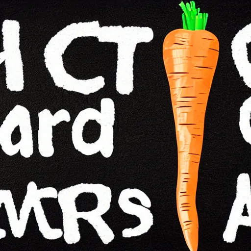Image similar to a frustrated carrot playing wordle