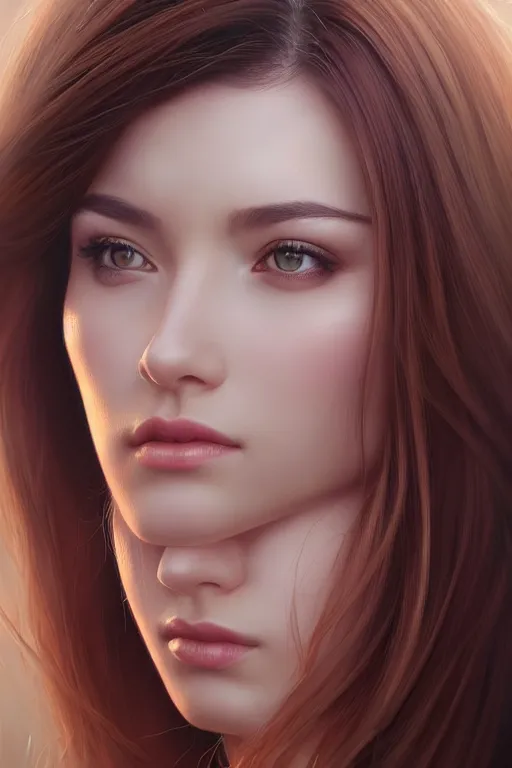 Image similar to photo of a gorgeous young woman in the style of stefan kostic, realistic, sharp focus, 8k high definition, insanely detailed, intricate, elegant, art by stanley lau and artgerm