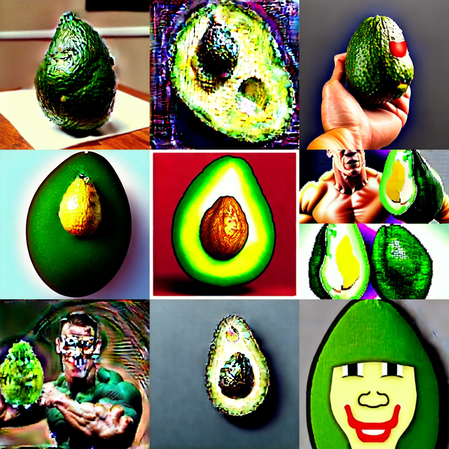 Prompt: john cena as an avocado