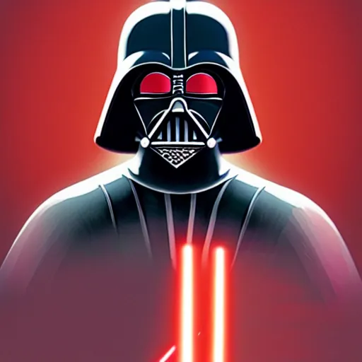 Image similar to Darth Vader as an anime character from Studio Ghibli. Beautiful. 4K.