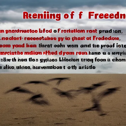 Image similar to meaning of freedom