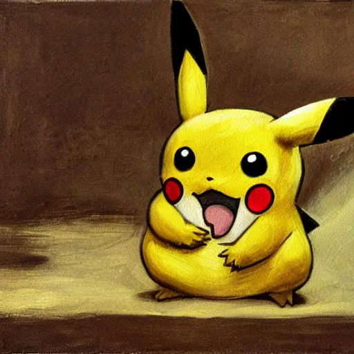 the surprised pikachu meme, hyper realistic