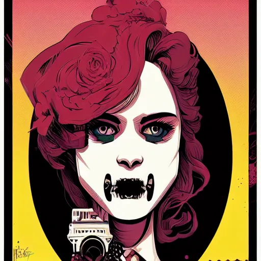 Image similar to portrait skull girl by petros afshar, tom whalen, laurie greasley, jc leyendecker and singer sargent