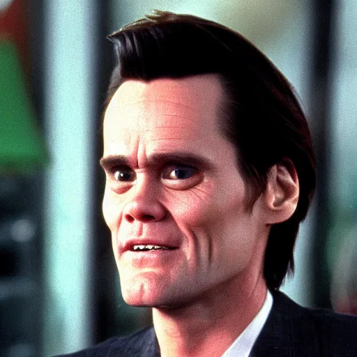 Prompt: Jim Carrey in Twin Peaks