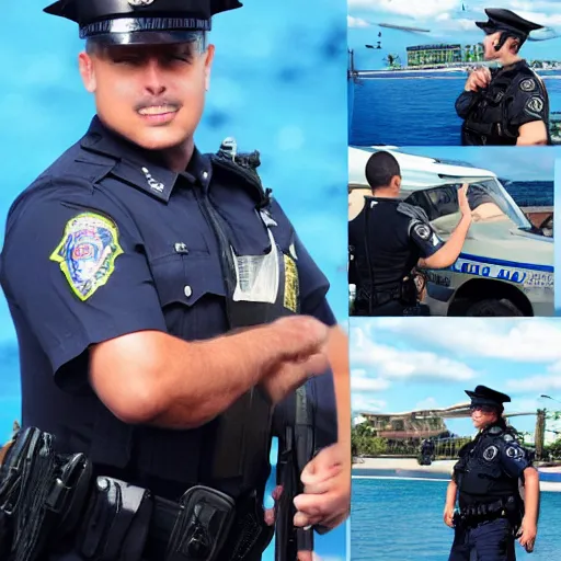 Image similar to shark police officer