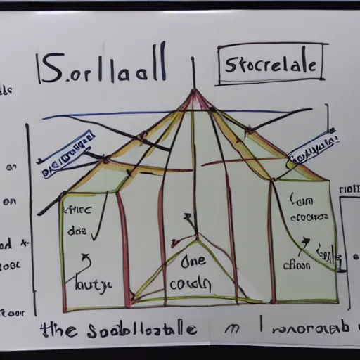 Prompt: the stable diffusion model hand drawn