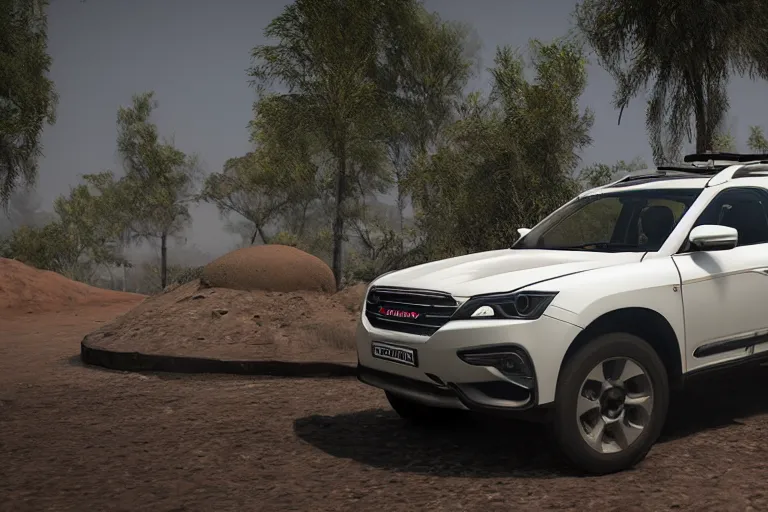 Prompt: haval f 7, indian style, cryengine