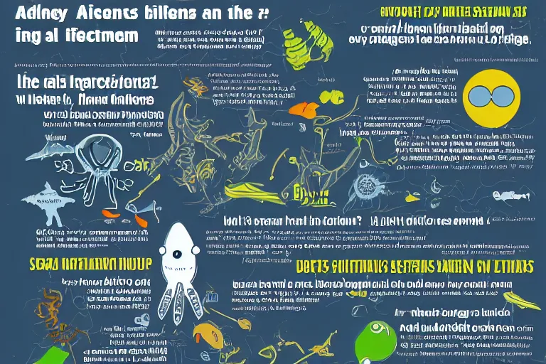 Prompt: infographic about aliens and where to find them