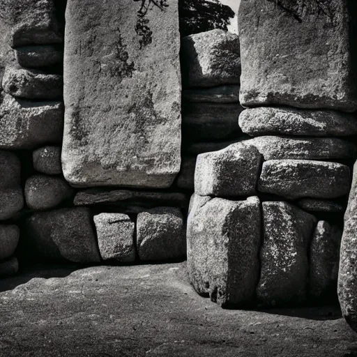 Image similar to game of go played with megaliths, photography