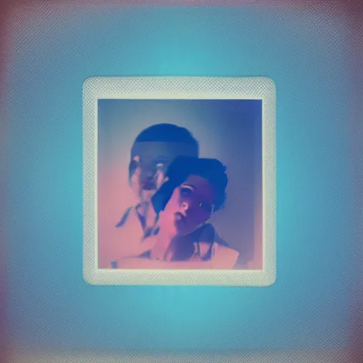 Prompt: polaroid collage, double exposure, gradient, chromatic aberration, sunllight..................