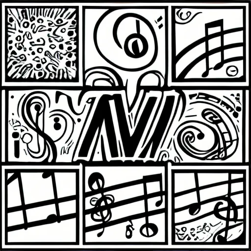 Image similar to a music album, drawn by a digital artist style