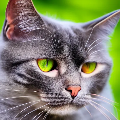 Prompt: a cat with high detail portrait 8K HD