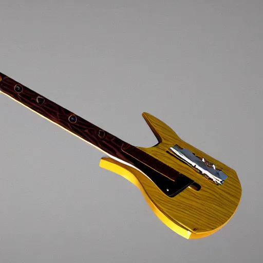 Image similar to an electric guitar prototype