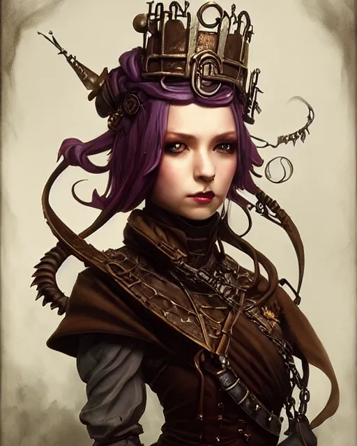 Image similar to dark steampunk princess, highly detailed, d & d, fantasy, highly detailed, digital painting, trending on artstation, concept art, sharp focus, illustration, global illumination, shaded, art by artgerm and greg rutkowski and fuji choko and viktoria gavrilenko and hoang lap