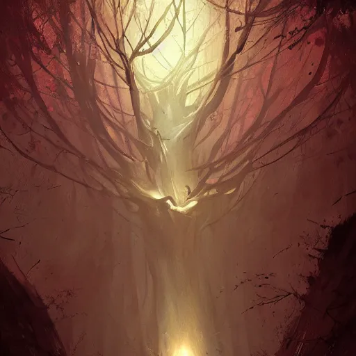 Prompt: tree of death by Greg Rutkowski