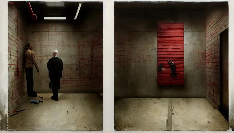 Image similar to the two complementary forces that make up all aspects and phenomena of life, by Dan Witz