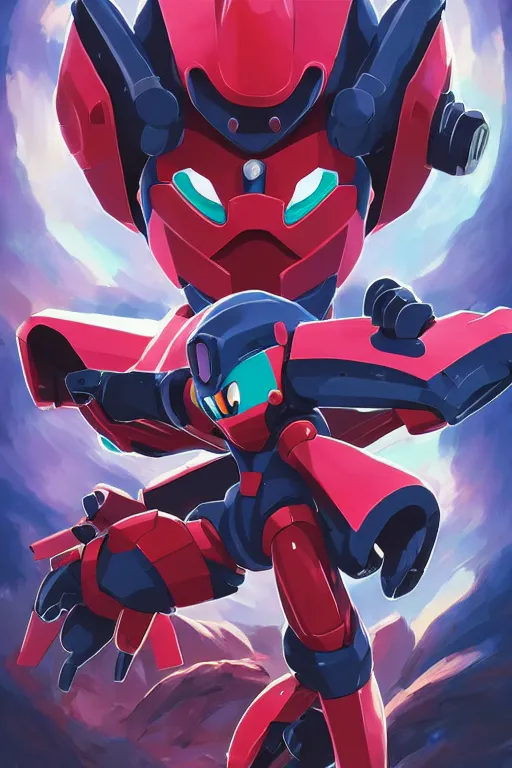 Image similar to robot ninja mask helmet megaman x zero rockman 2 0 2 2 switch game boss legacy collection fanart artsation, art gta 5 comics, behance hd by jesper ejsing, by rhads, makoto shinkai and lois van baarle, ilya kuvshinov, rossdraws global illumination ray tracing