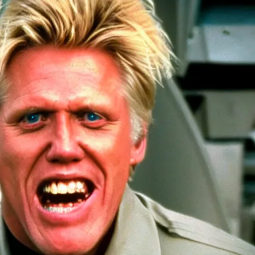 Prompt: gary busey in starship troopers