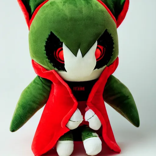 Image similar to cute fumo plush of an angry girl putting on a valiant attempt to appear perfectly calm